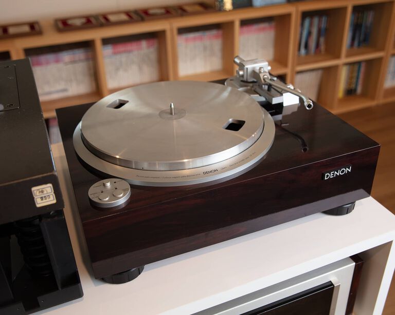 A turntable