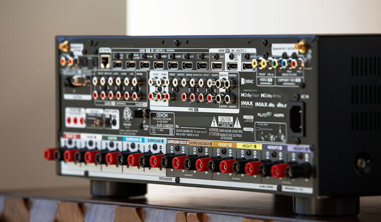 the inputs on the back of an AVR