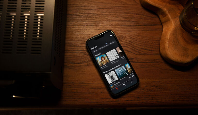 HEOS app display