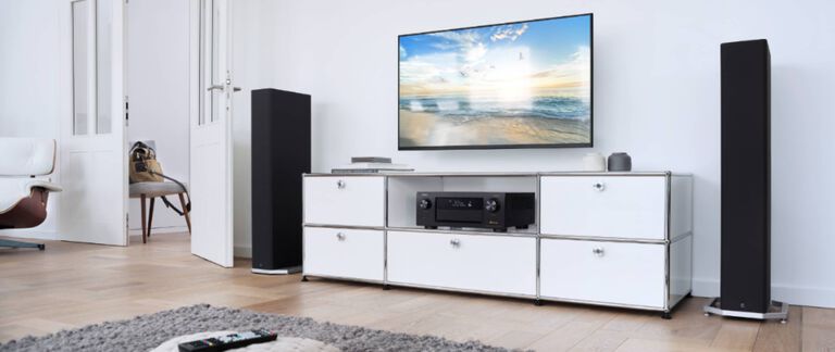 Home theater set up