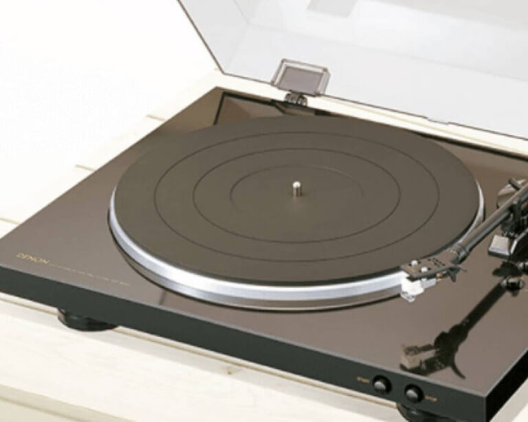 A turntable