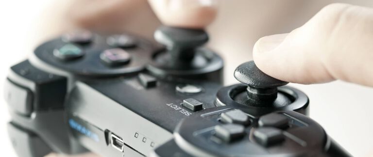 A PlayStation controller