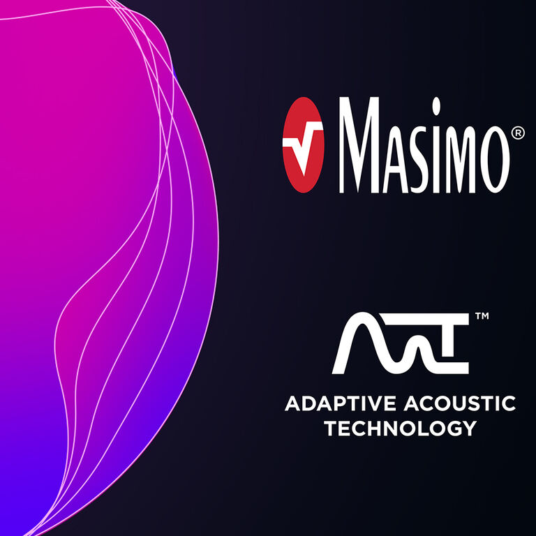 Sound Waves and Masimo Logo