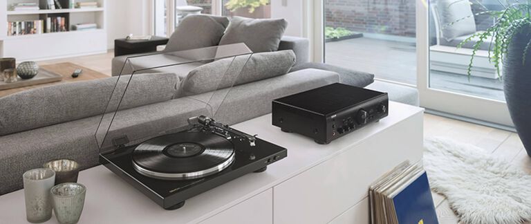 A turntable