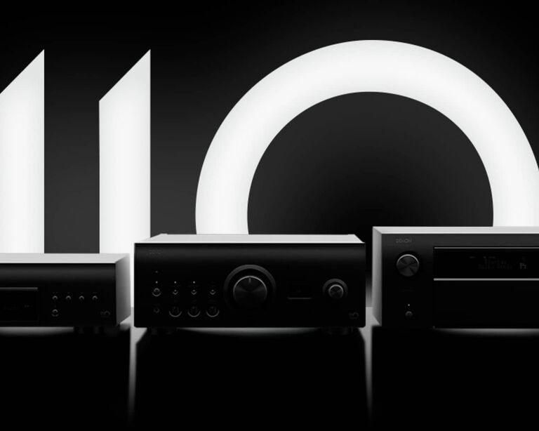 An assortment of Denon Products