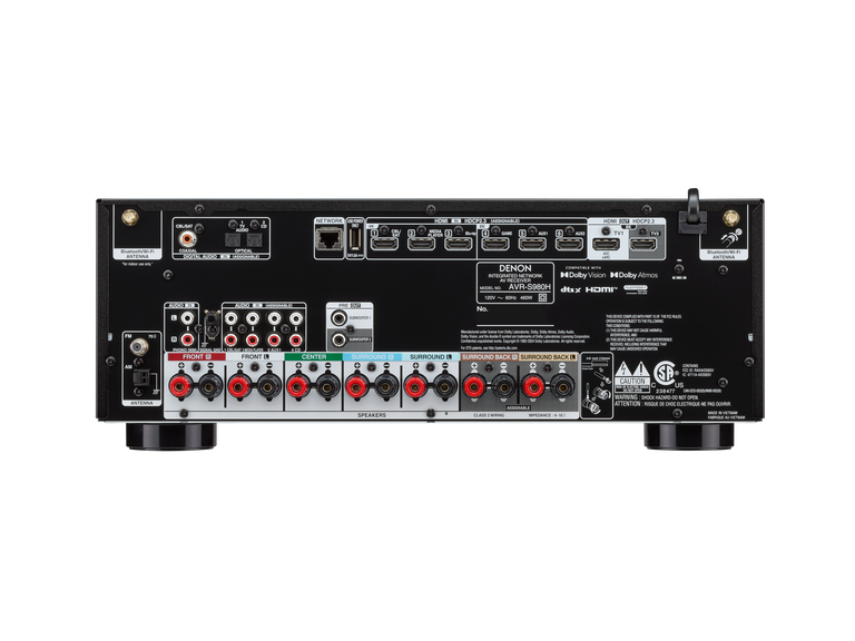 AVR-S980H, Black, dynamic