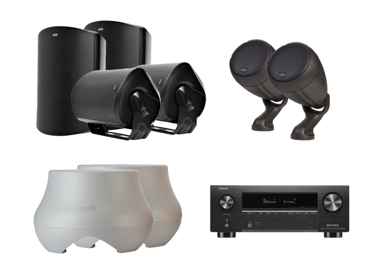 Atrium Outdoor 6.2-Channel System With AVR, , dynamic