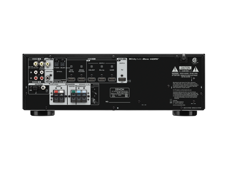AVR-S270BT, Black, dynamic