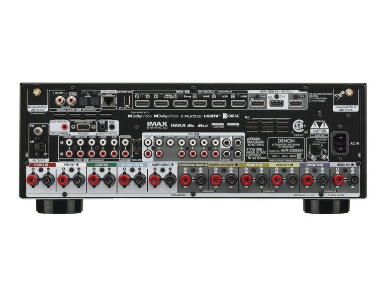 AVR-X3900H, Black, dynamic