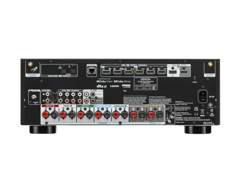 AVR-X2800H DAB, Black, dynamic