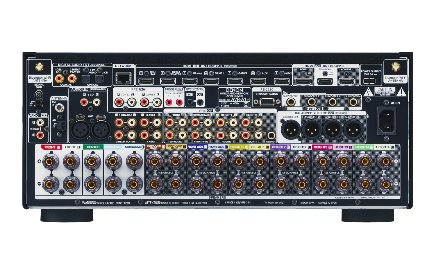 AVR-A1H, Black, dynamic