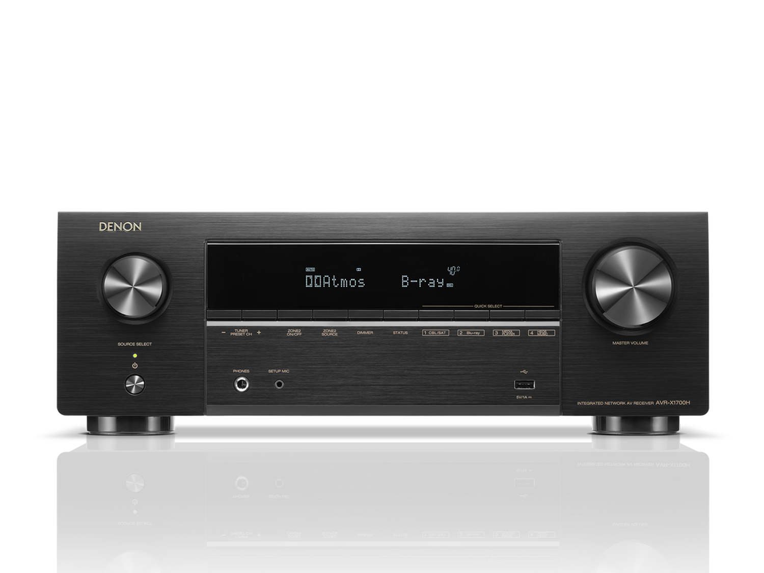 AVR-X1700H, ブラック, dynamic