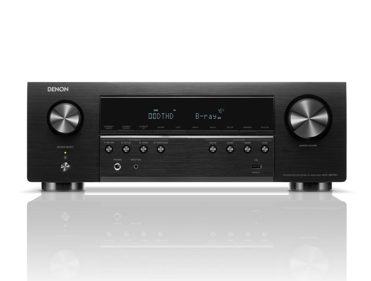 AVC-S670H, Black, dynamic