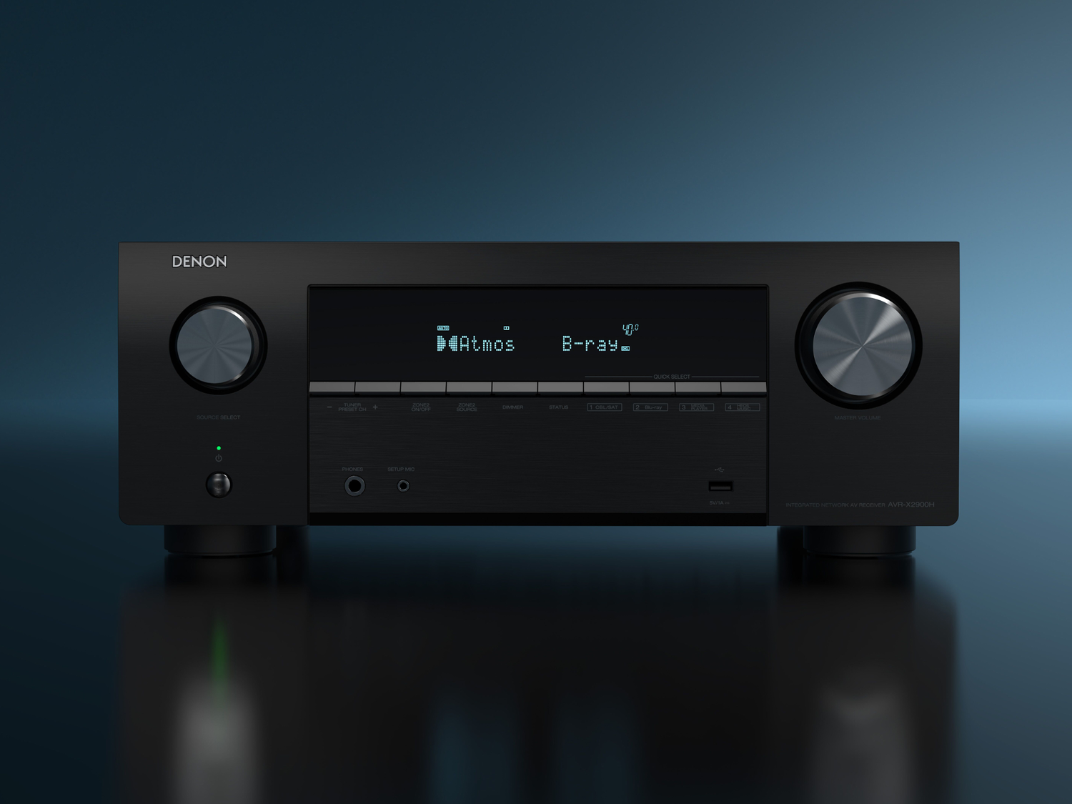 AVR-X2900H, Black, dynamic