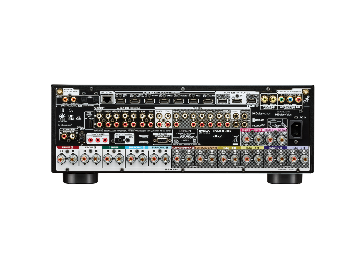 AVC-X6800H, Zwart, dynamic