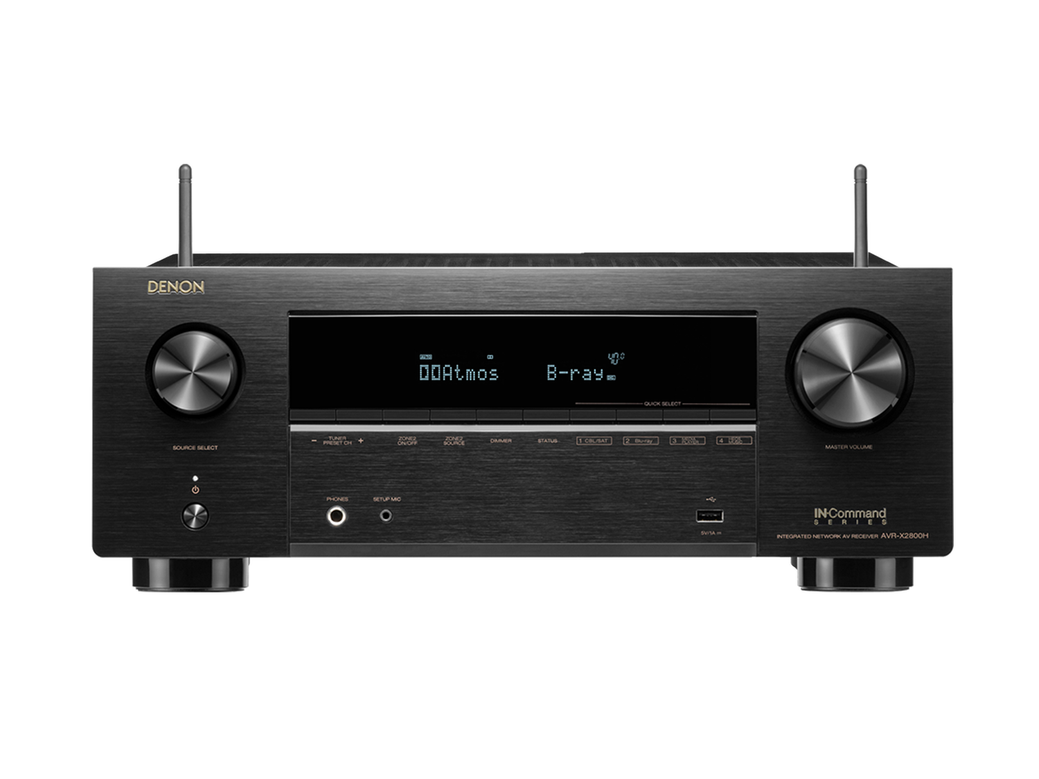 AVR-X2800H, Black, dynamic