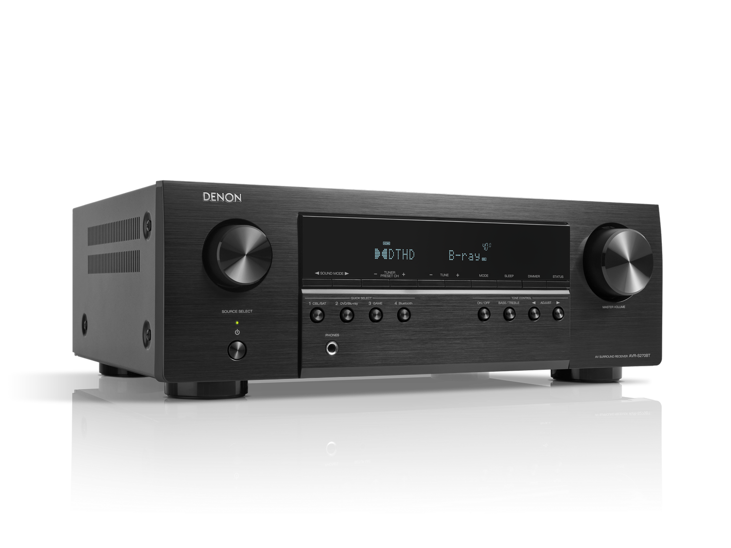 AVR-S270BT, Black, dynamic