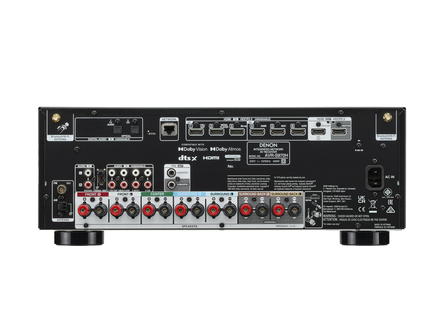 AVR-S970H, Black, dynamic