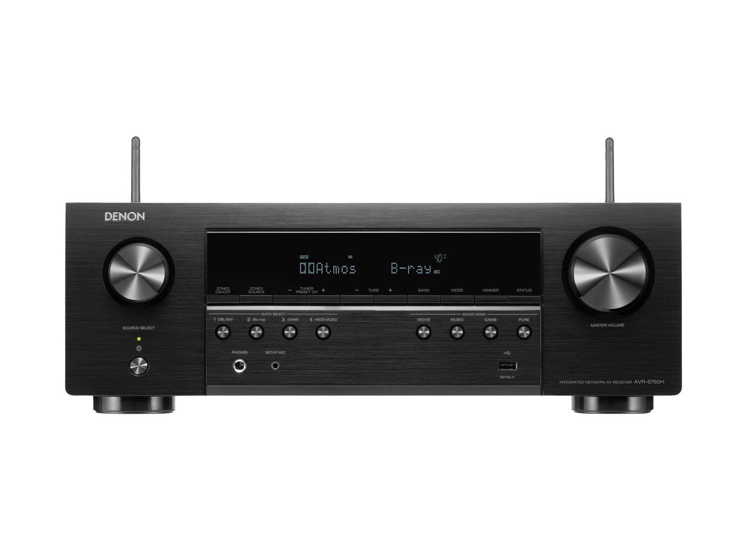 AVR-S760H, Black, dynamic