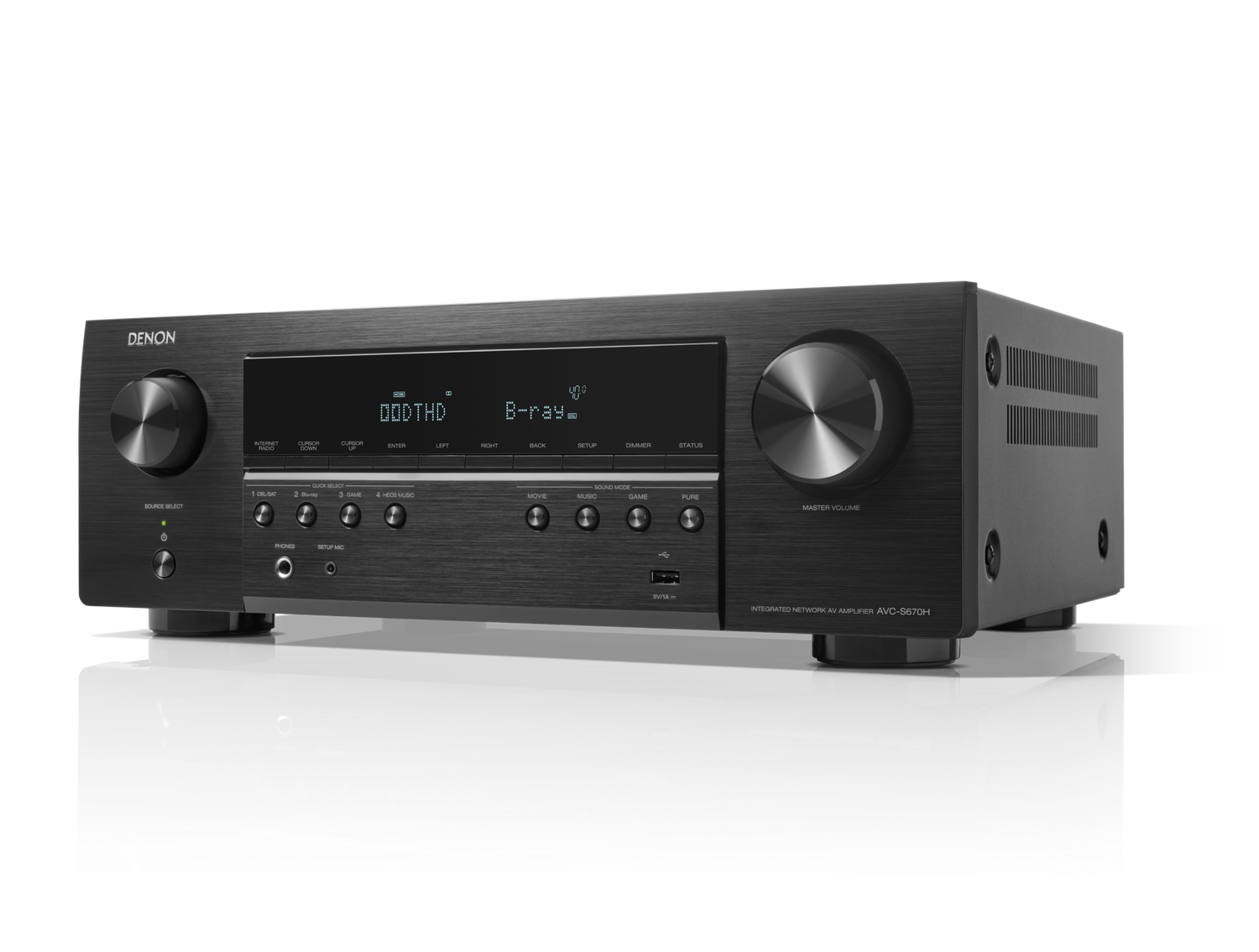 AVC-S670H, Black, dynamic