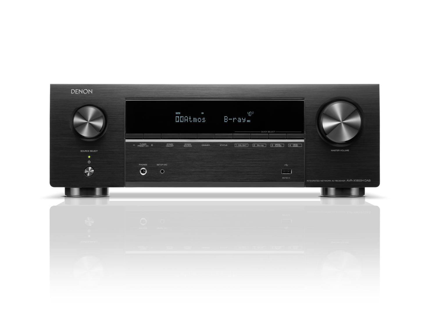 AVR-X1800H DAB, Zwart, dynamic