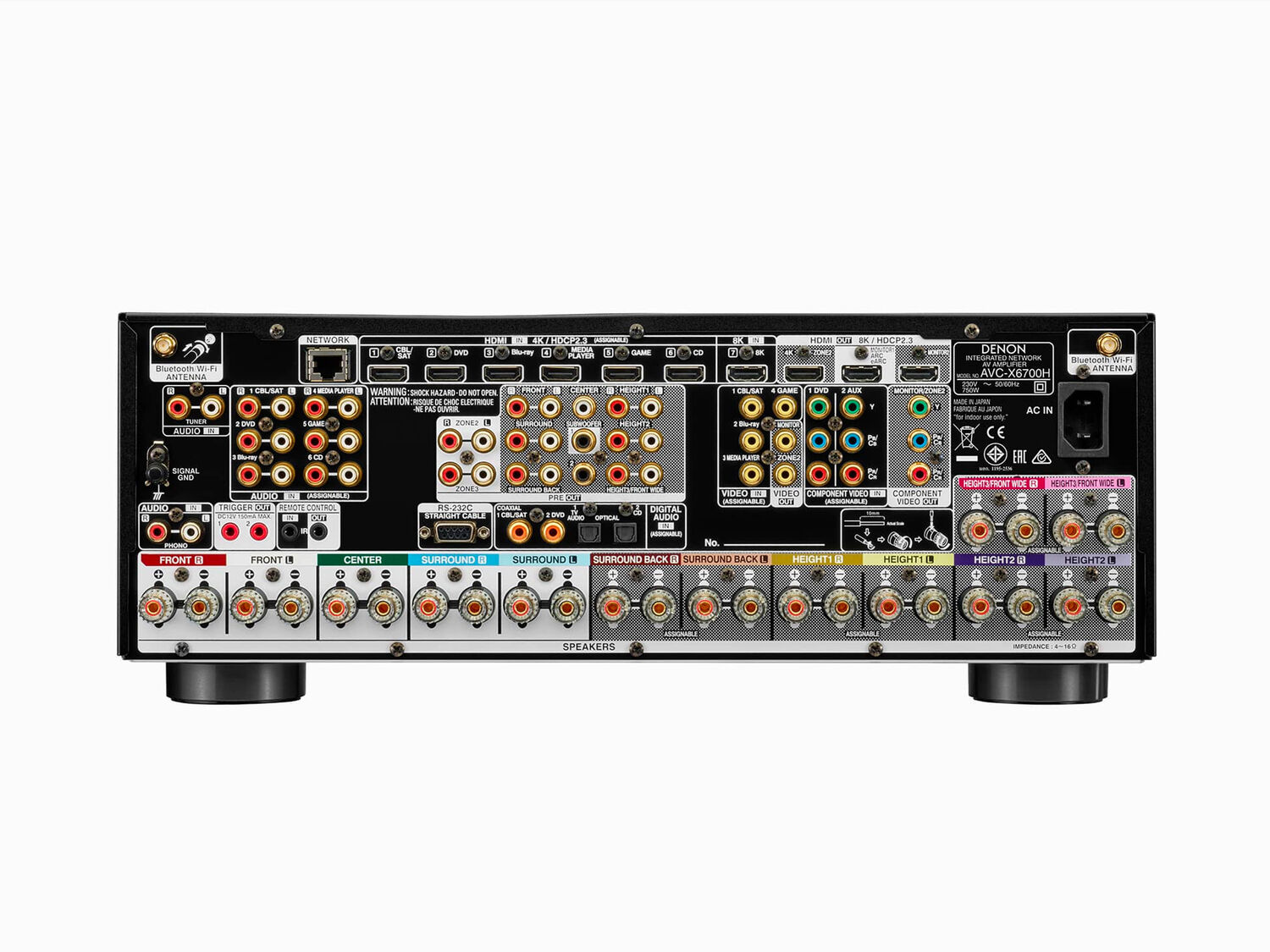 AVC-X6700H, Black, dynamic