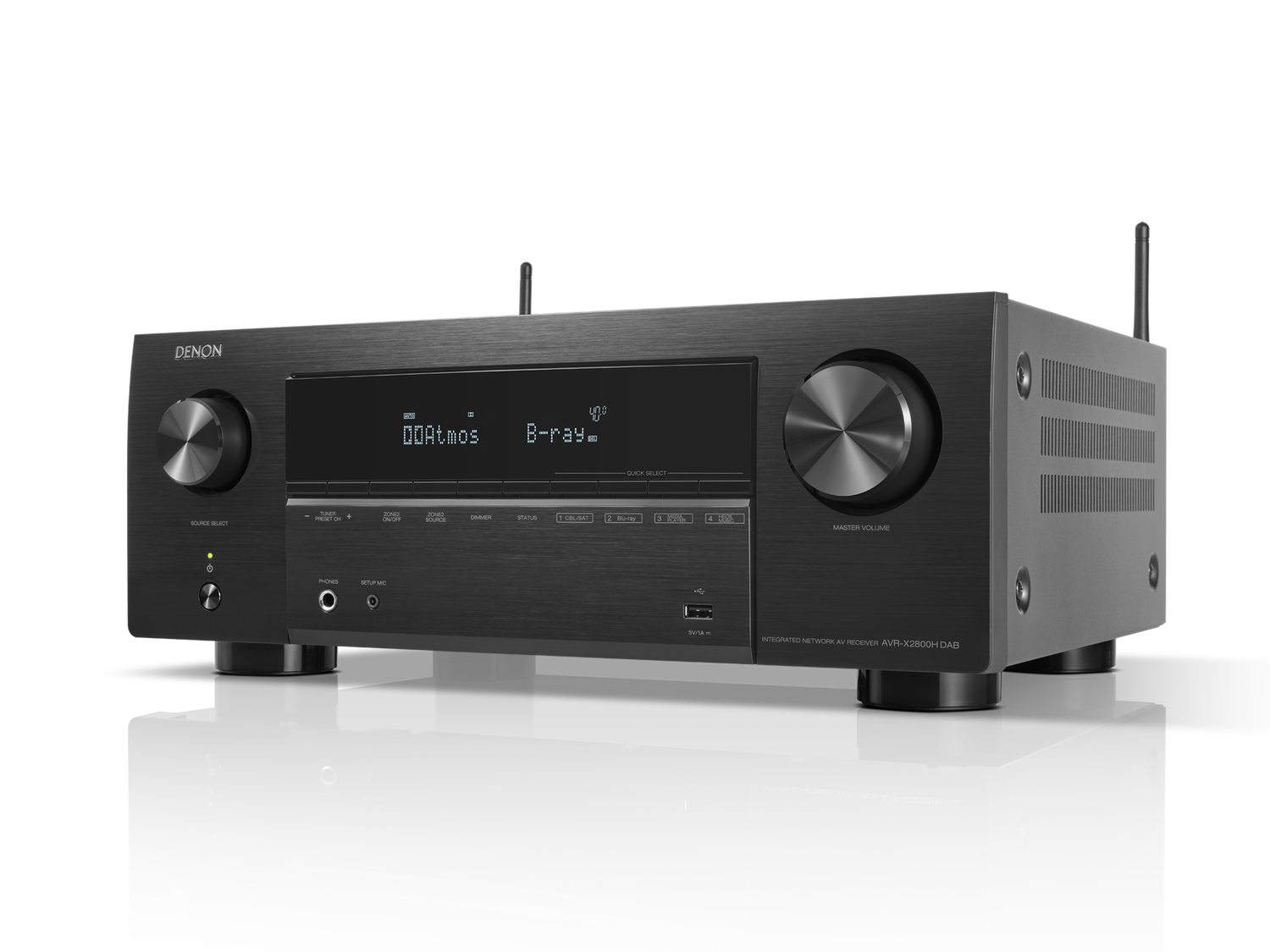 AVR-X2800H DAB, Black, dynamic