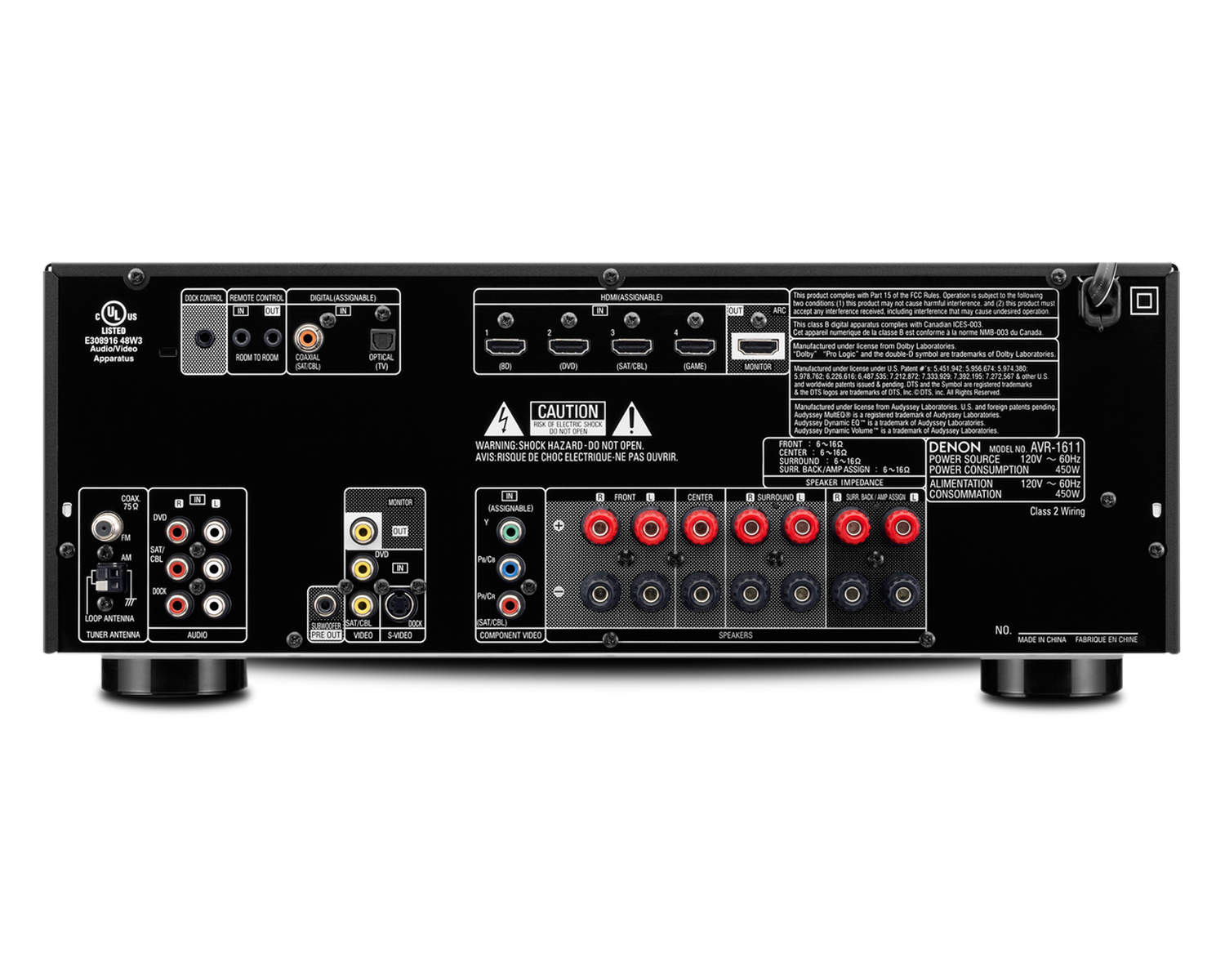 AVR-1611, , dynamic