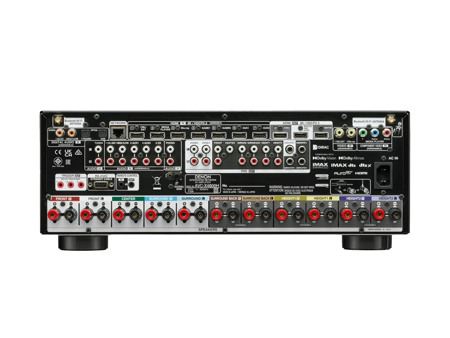 AVC-X4800H, Black, dynamic