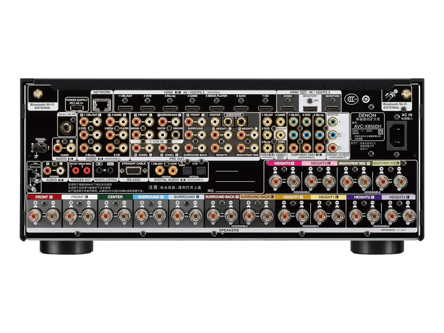 AVC-X8500HA, 黑色, dynamic