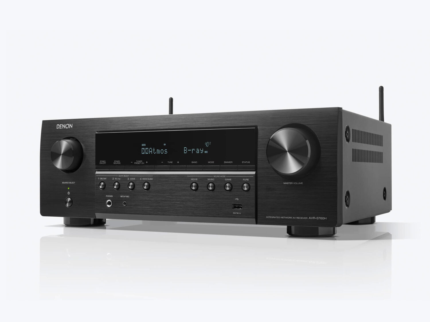 AVR-S760H, Black, dynamic
