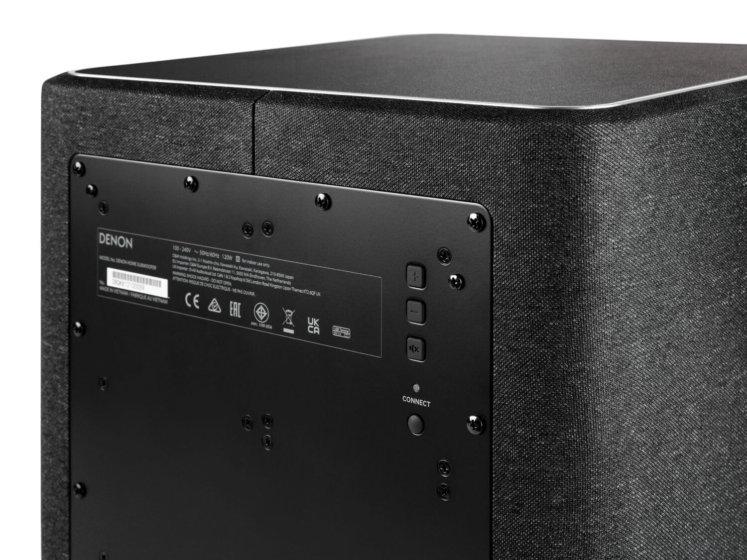 Denon Home Subwoofer, Black, dynamic