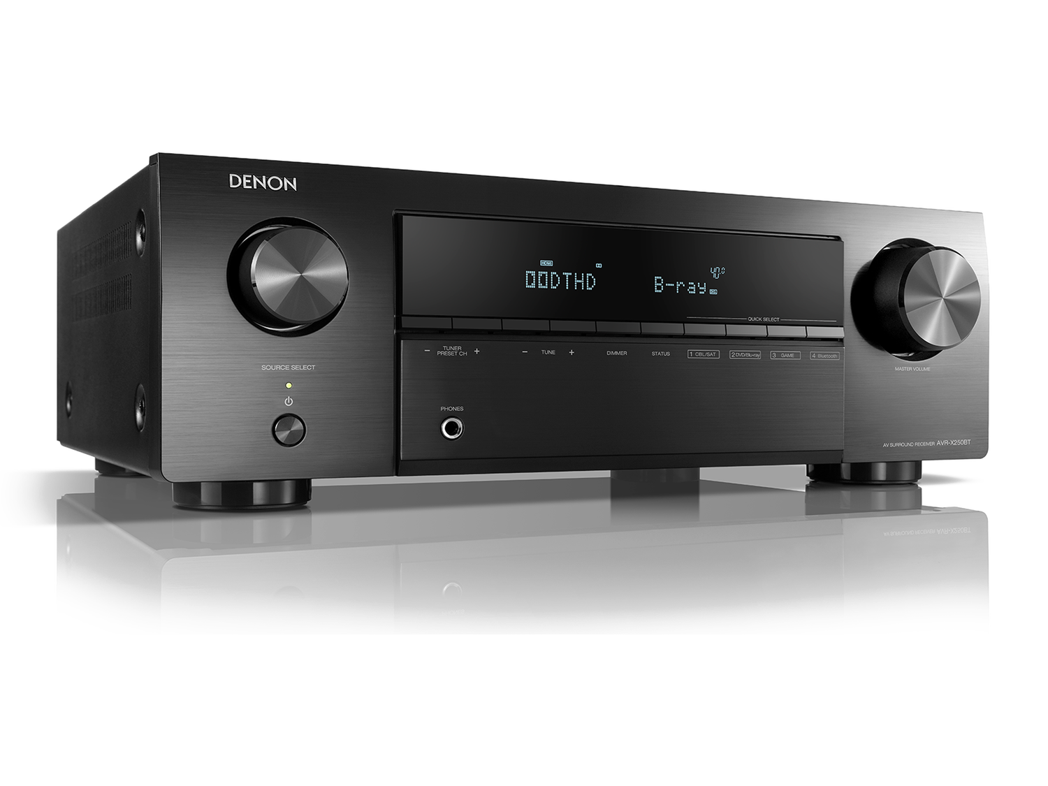 AVR-X250BT, 黑色, dynamic
