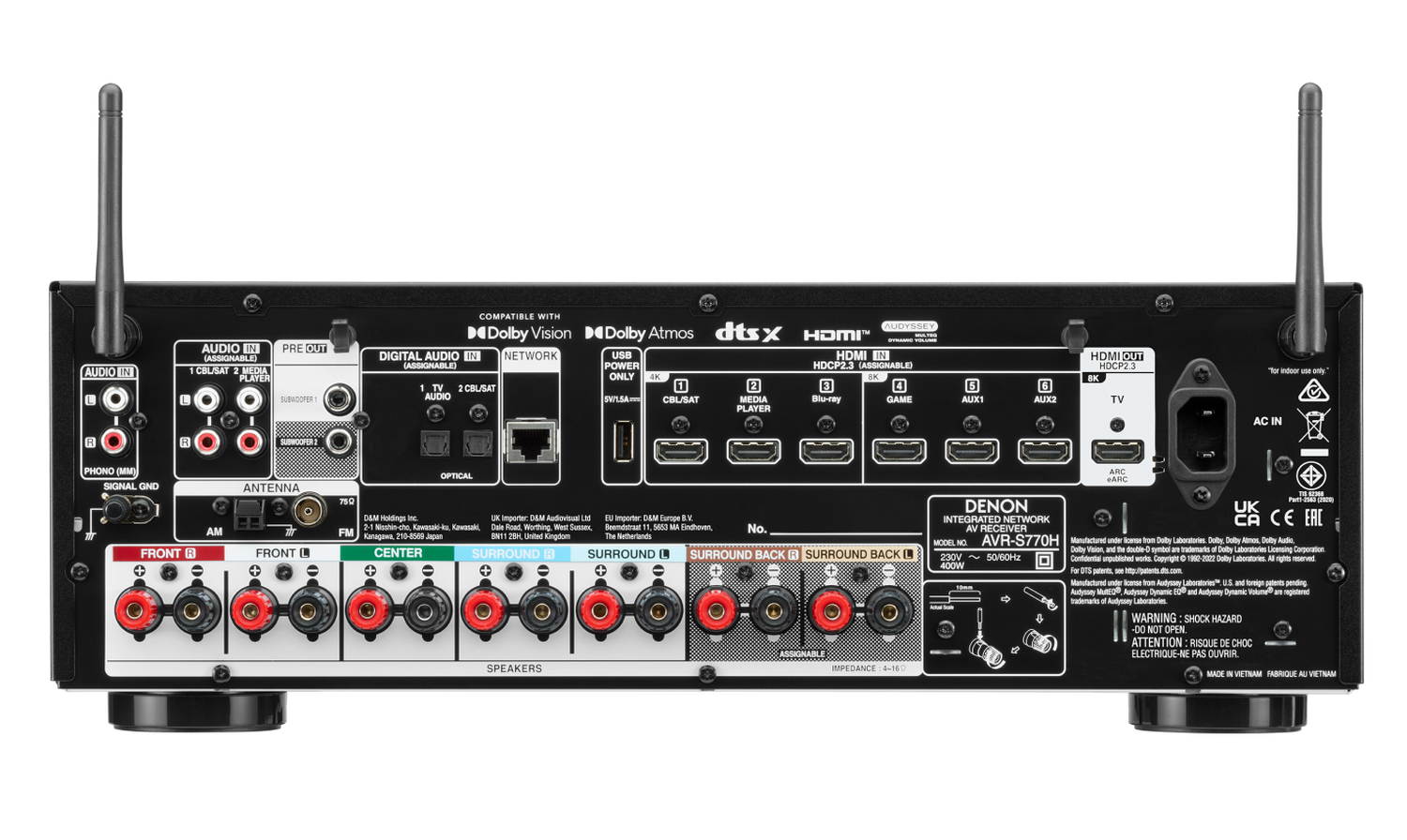 AVR-S770H, 黑色, dynamic