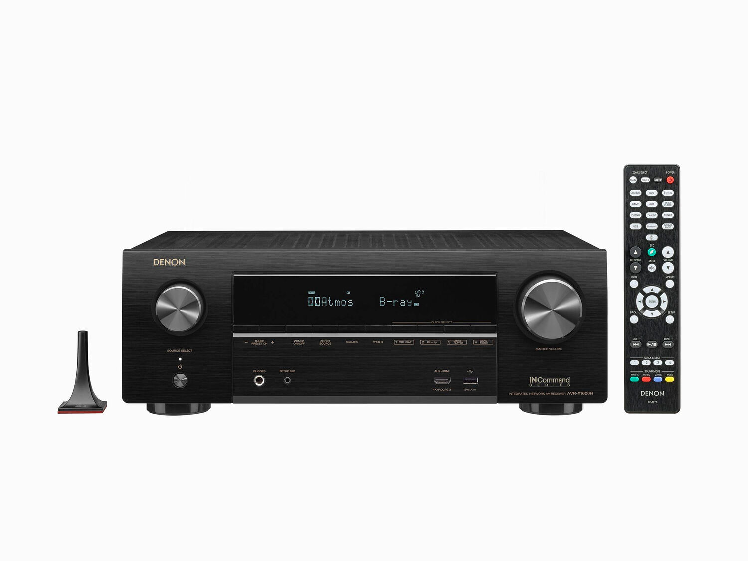 AVR-X1600H, Black, dynamic