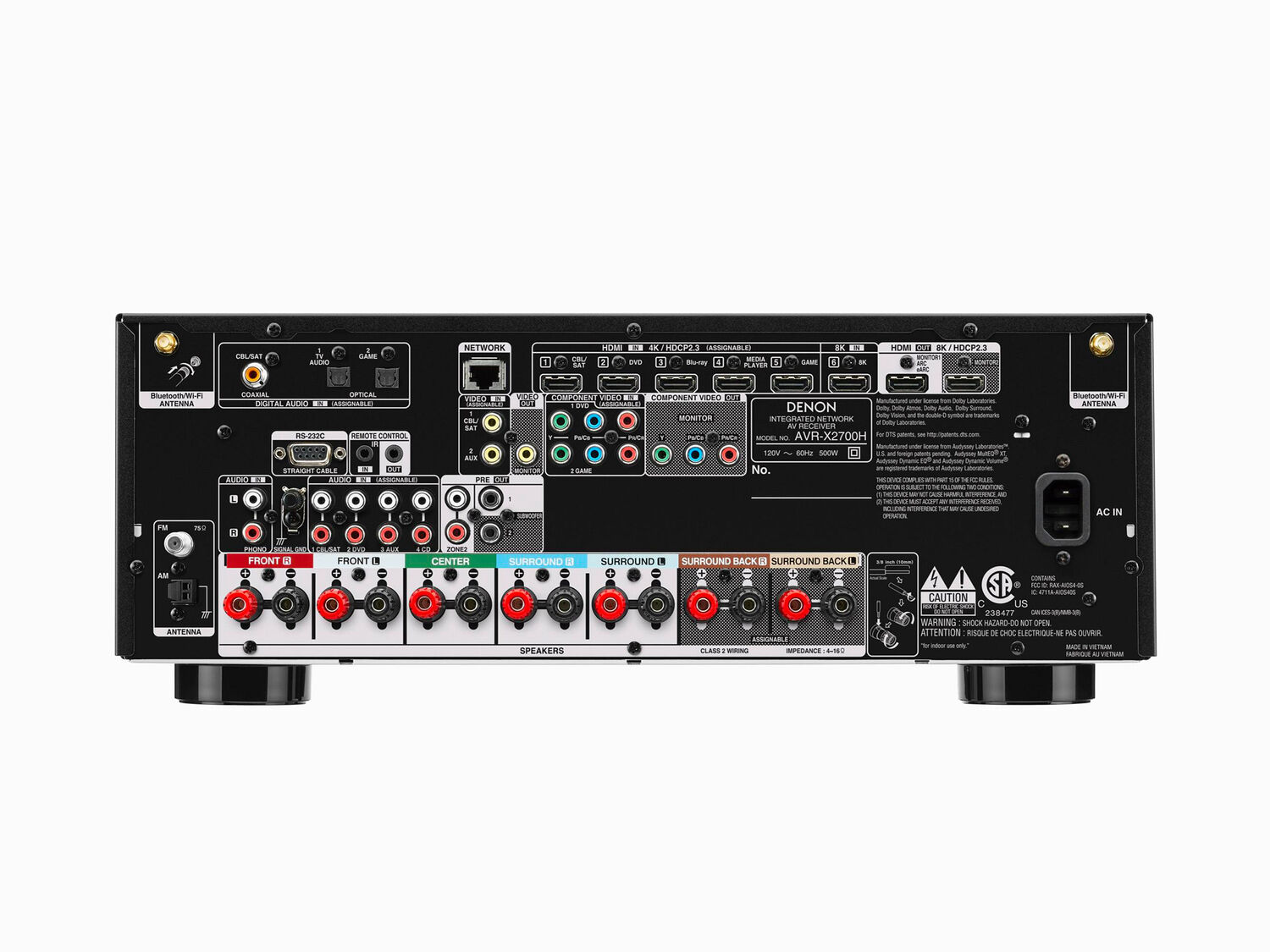 AVR-X2700H, , dynamic