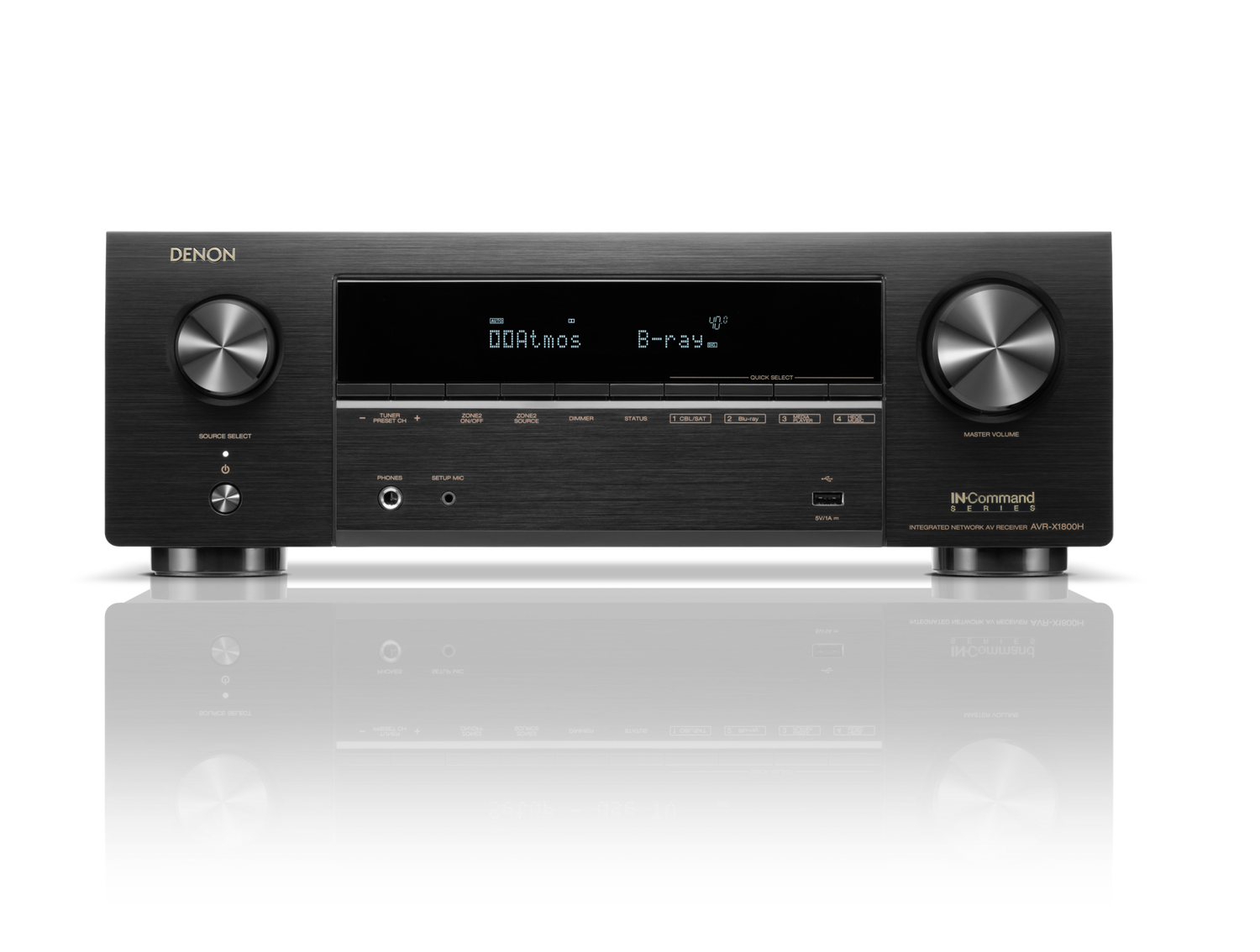 AVR-X1800H, Black, dynamic