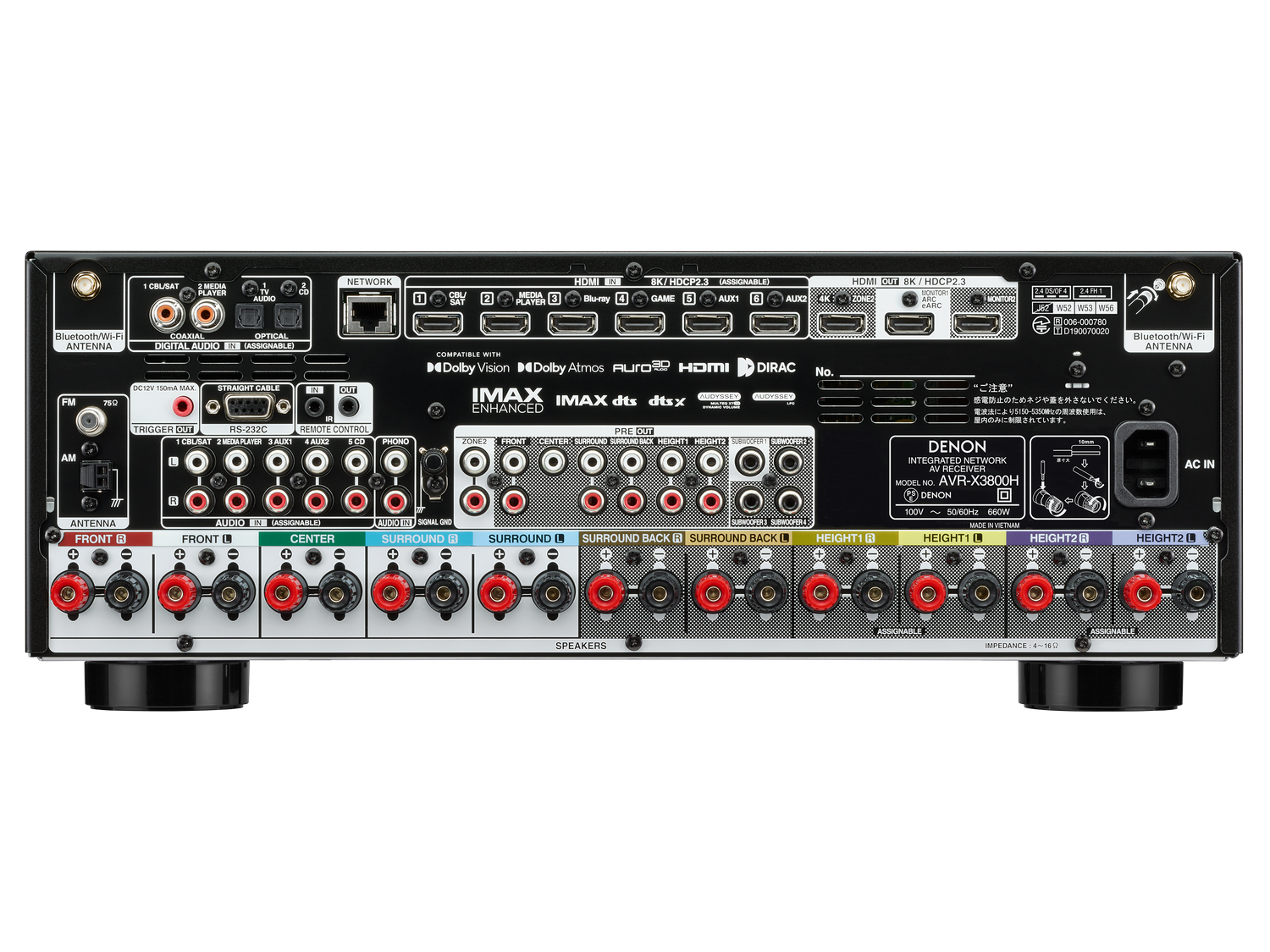 AVR-X3800H, ブラック, dynamic