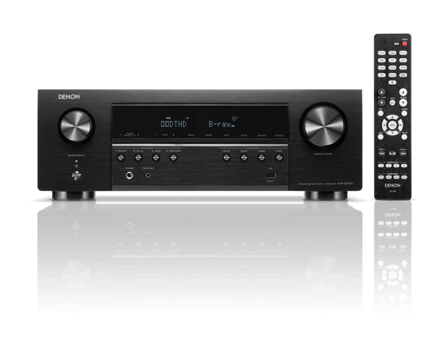 AVR-S670H, Zwart, dynamic