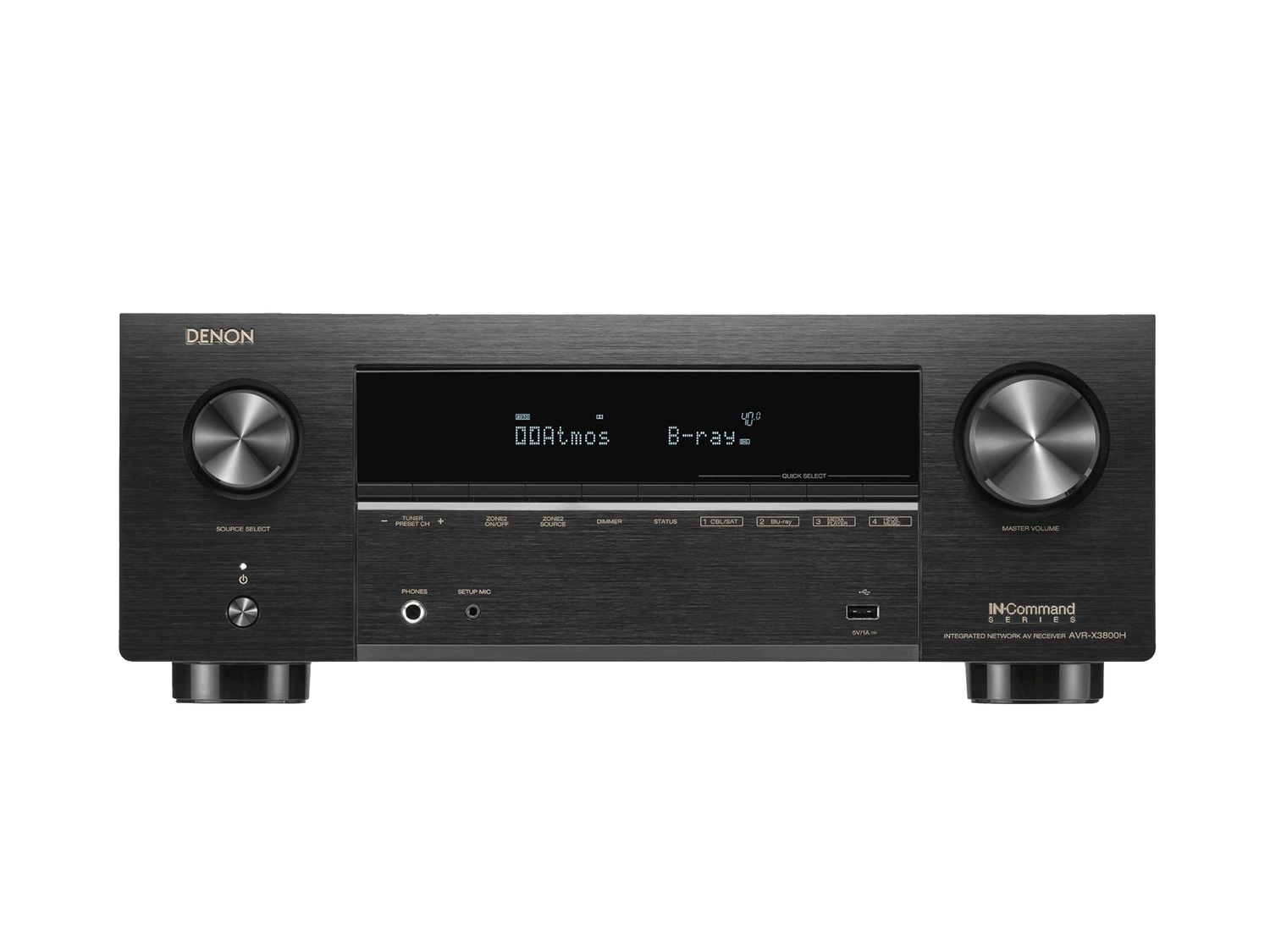 AVR-X3800H, Black, dynamic