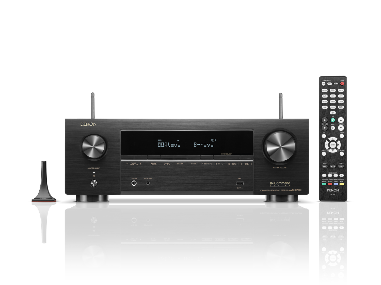 AVR-X1700H, Black, dynamic