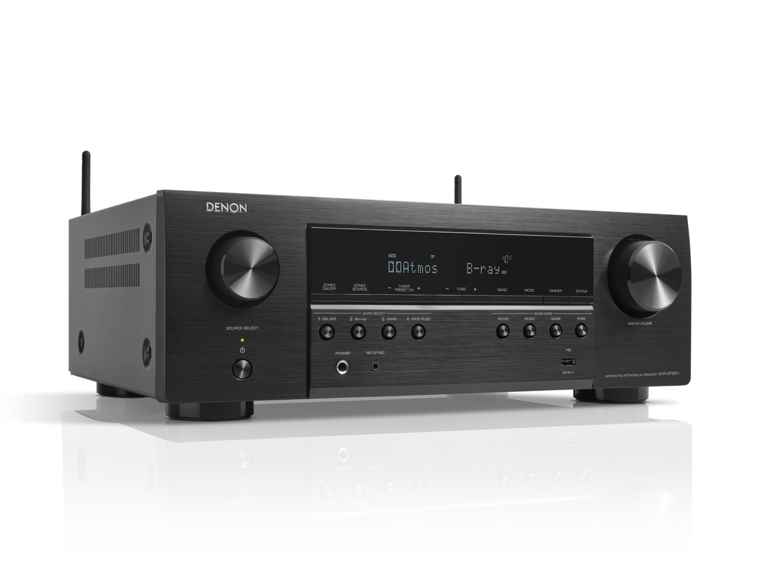 AVR-S760H, Black, dynamic