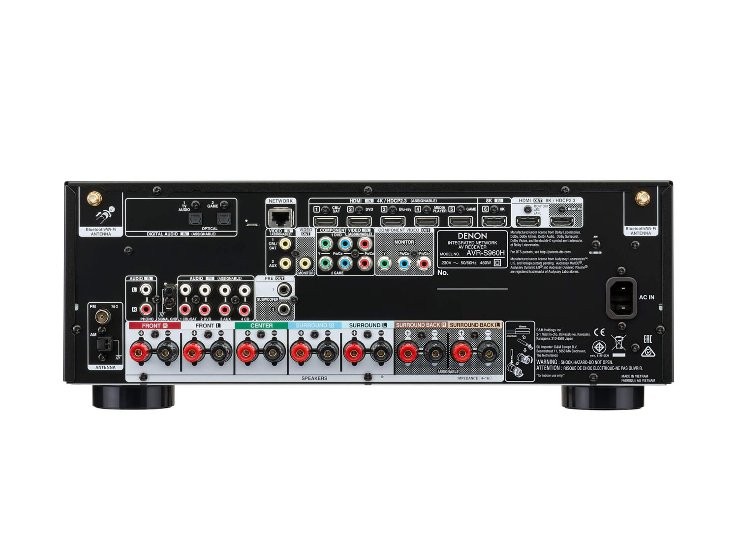 AVR-S960H, Black, dynamic
