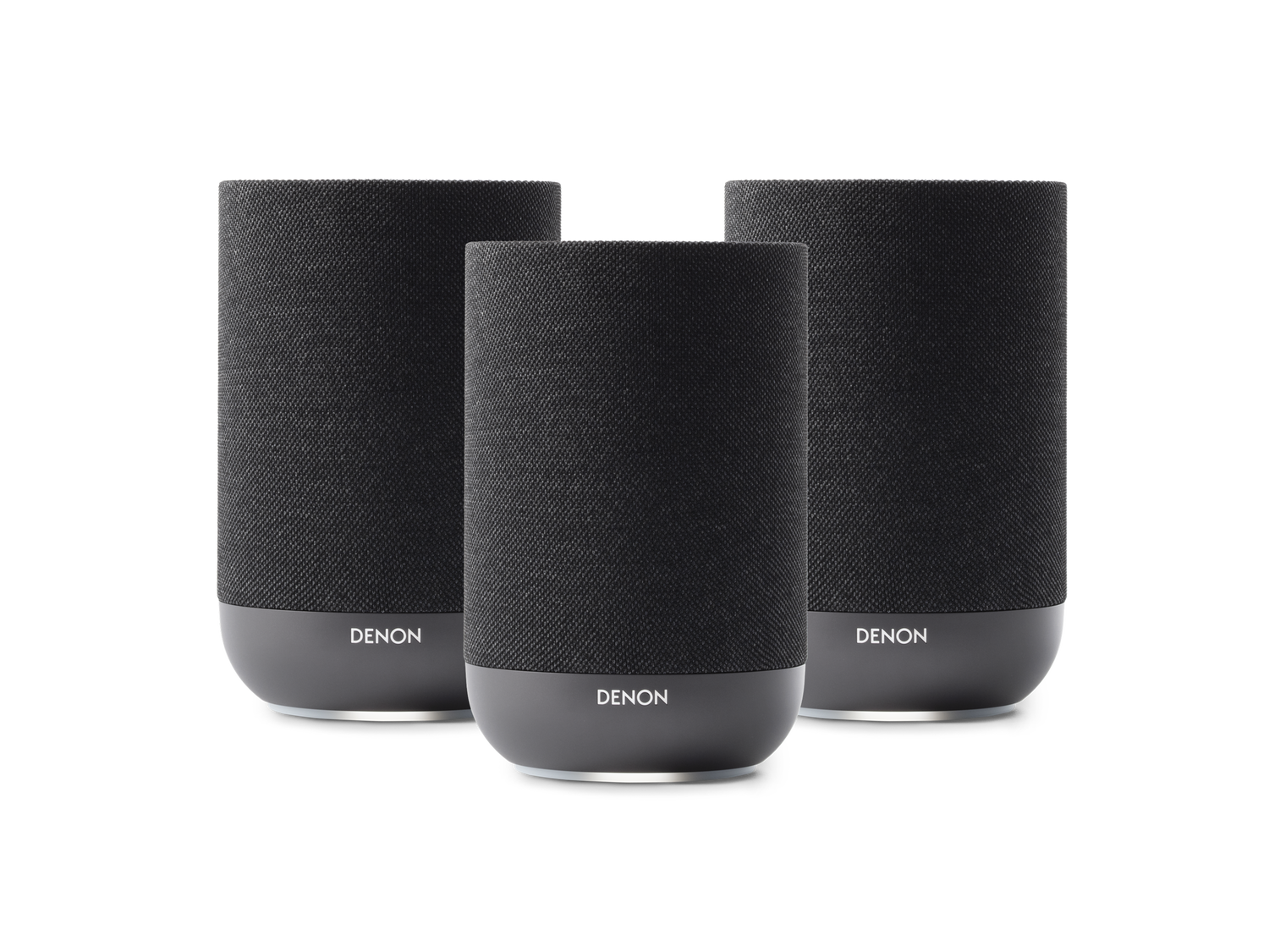 Denon Home 200 (3-Pack) Multi-room Bundle, Charcoal, dynamic