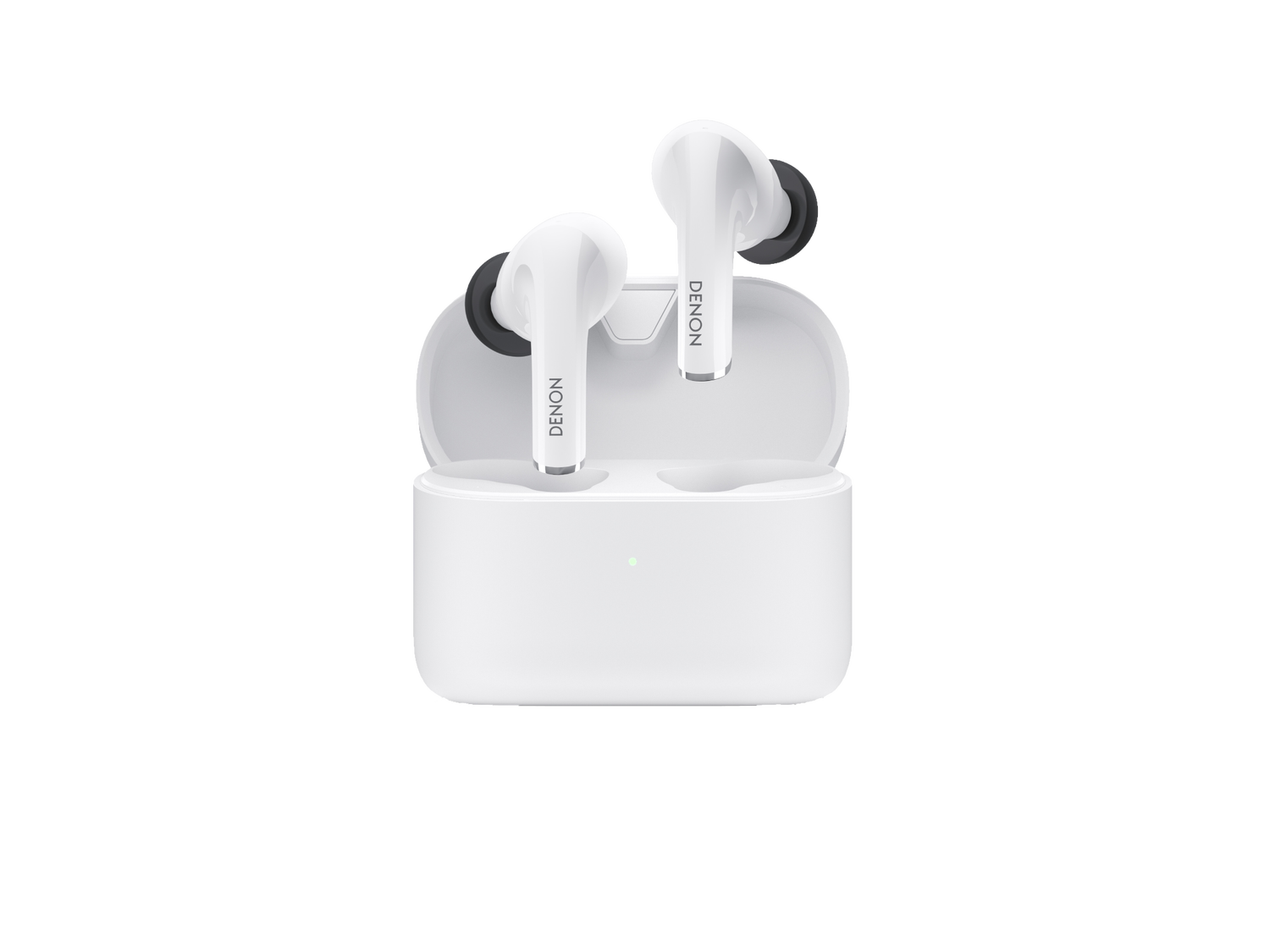 Denon Noise Cancelling Earbuds, White, dynamic