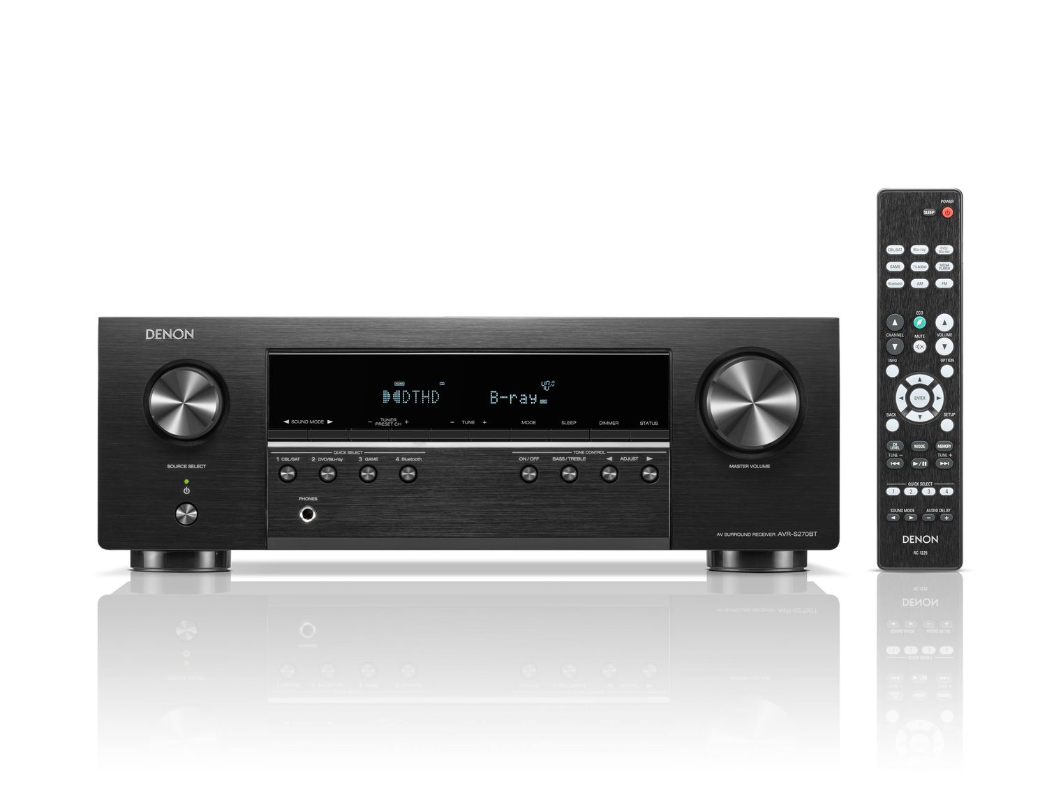AVR-S270BT, Black, dynamic