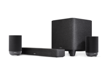 Denon Home Wireless 5.1 Home Theater System Bundle, Black, dynamic