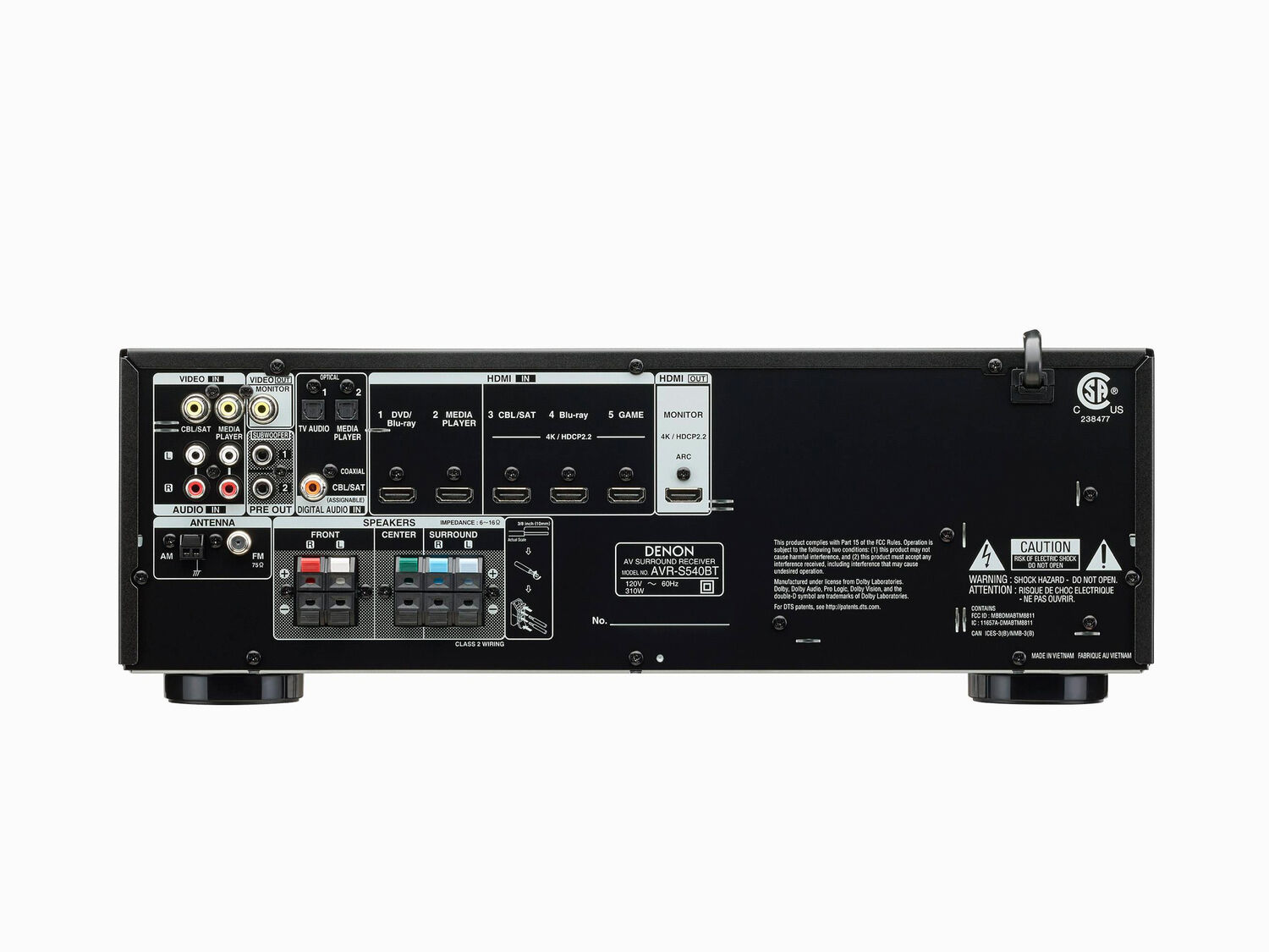 AVR-S540BT, , dynamic