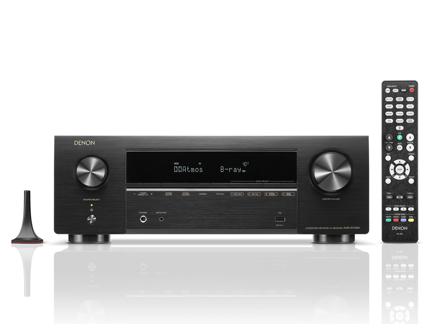 AVR-X1700H, ブラック, dynamic
