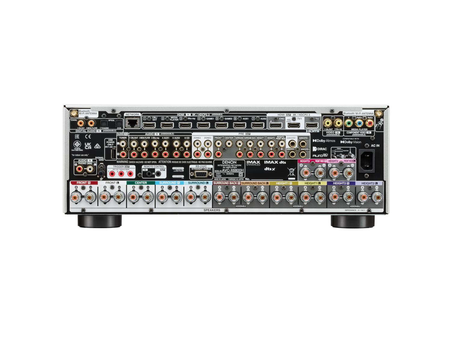 AVC-X6800H, Silver, dynamic